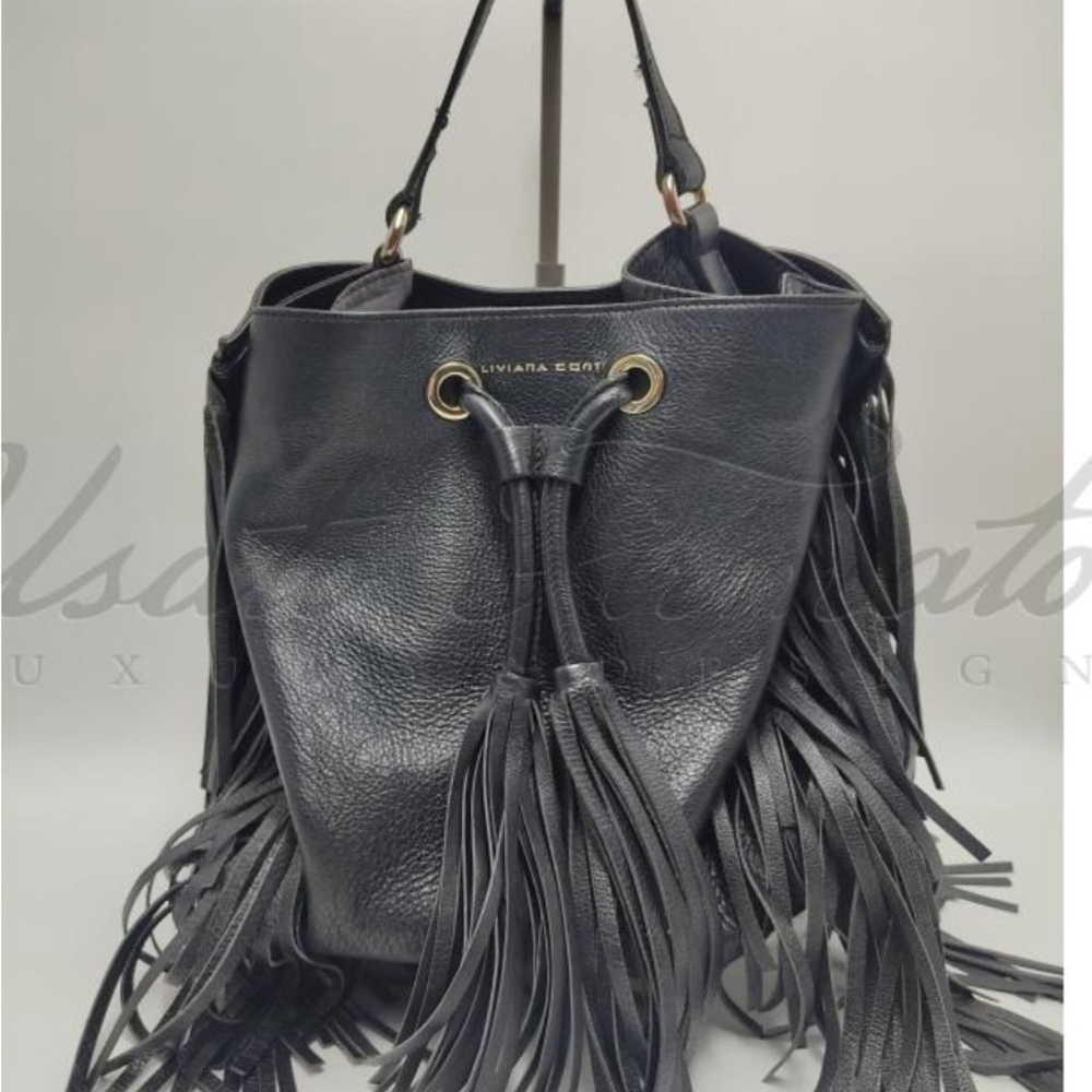 Liviana Conti black bag. Excellent condition - Picture 4 of 10